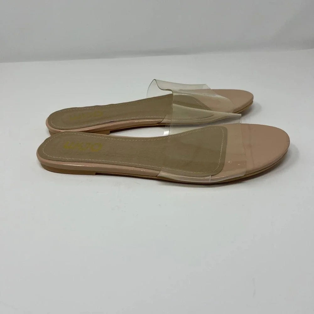 Ego Kerrie Clear Perspex Mule Sandals Women's Size 7 - Picture 5 of 10